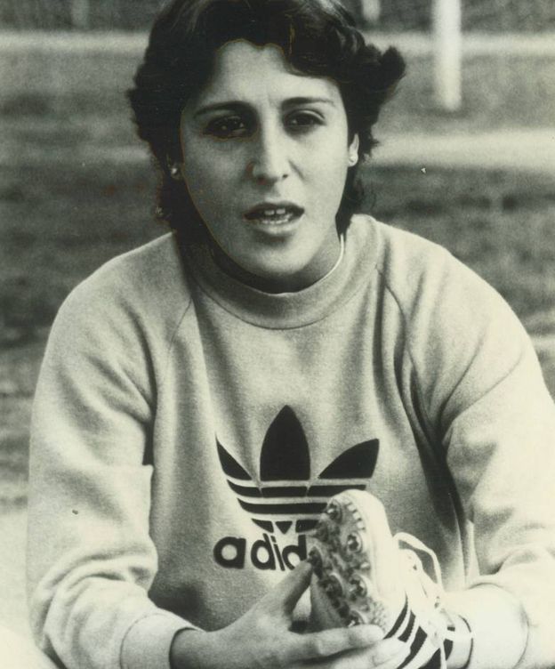 Foto: María José Patiño, a comienzos de la década de 1990.