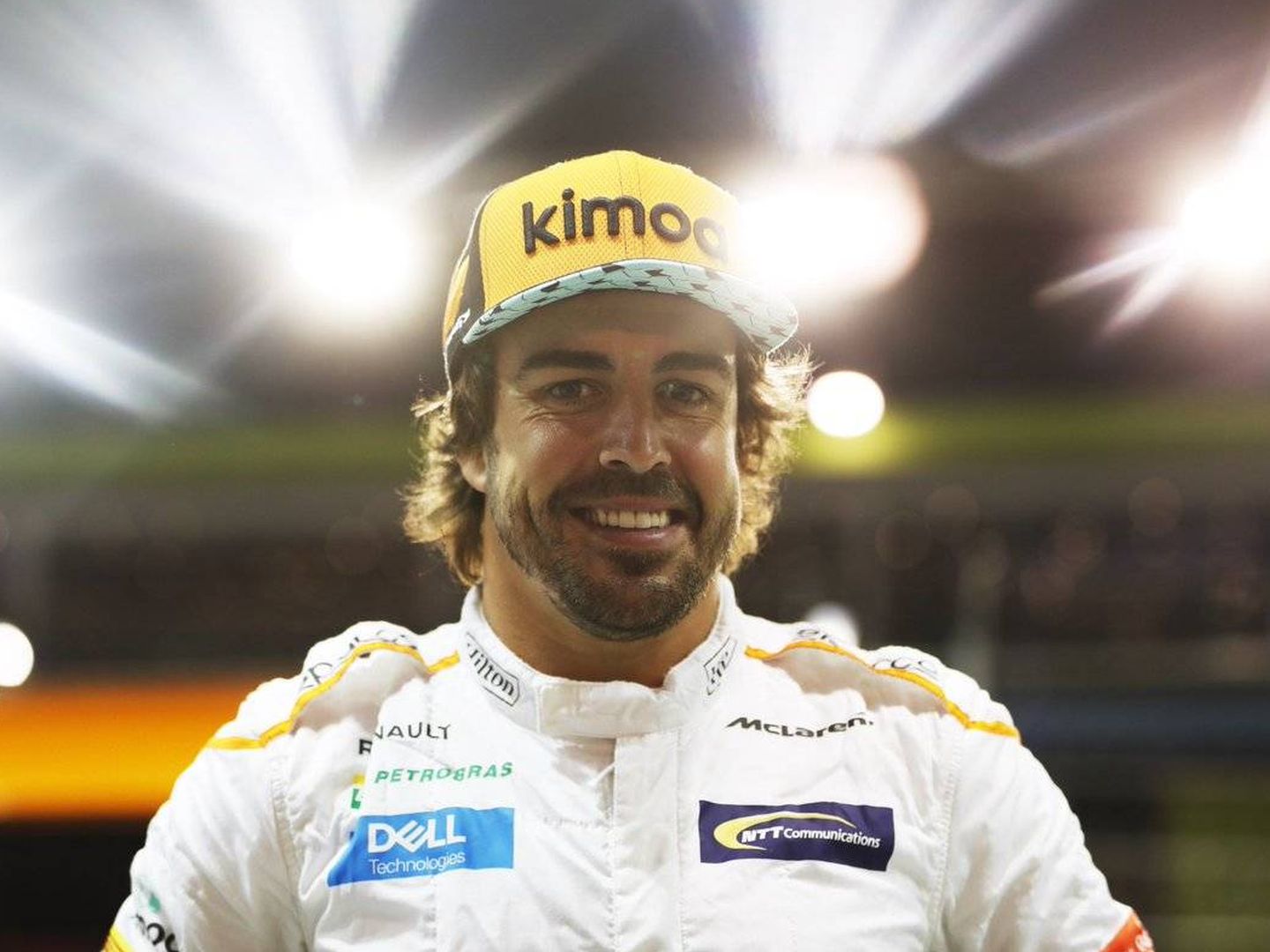 Fernando Alonso sonriente. (Efe)
