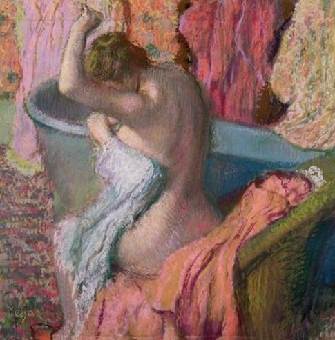 'La salida del baño' de Edgar Degas