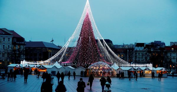Foto: Vilna durante la Navidad (Reuters)