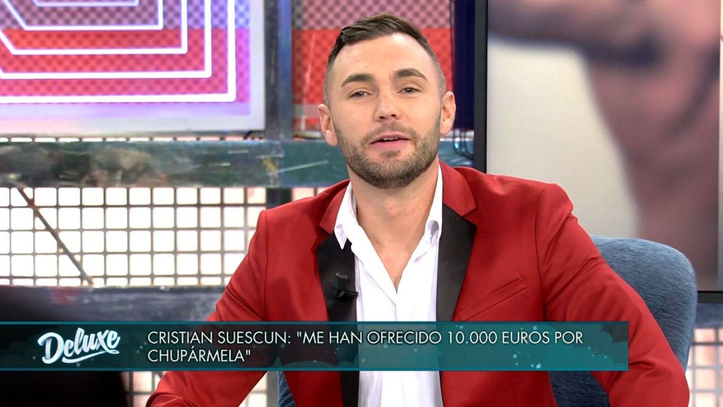 Cristian Suescun en 'Sábado deluxe'. (Mediaset España)