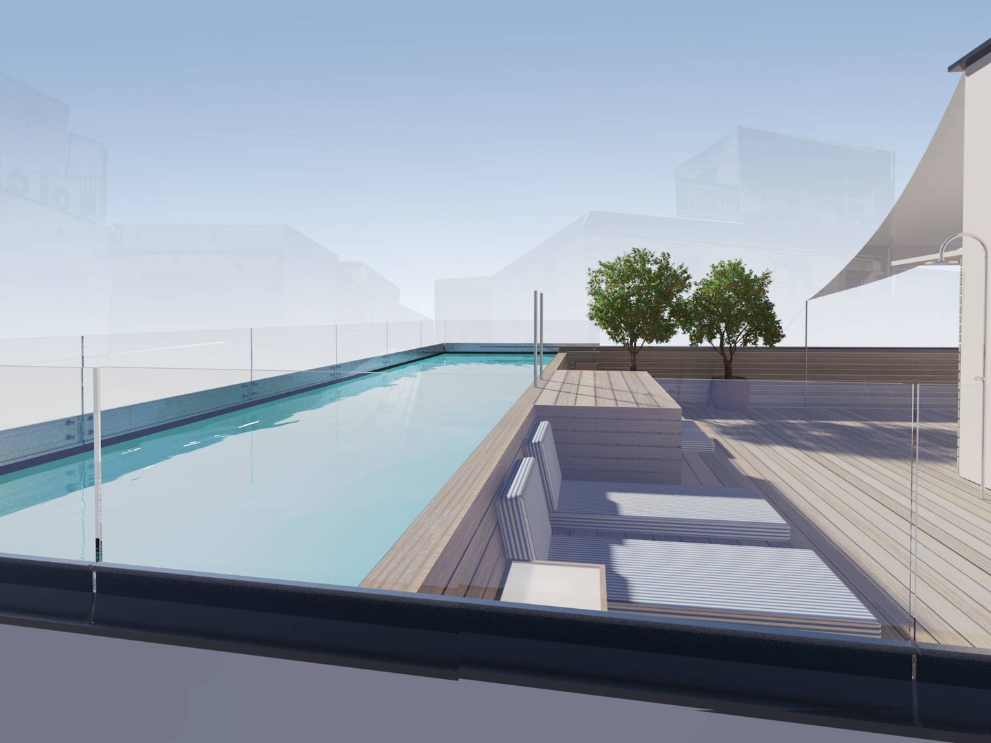 La piscina de Casa Neri, otra forma de ver BCN. (Cortesía)