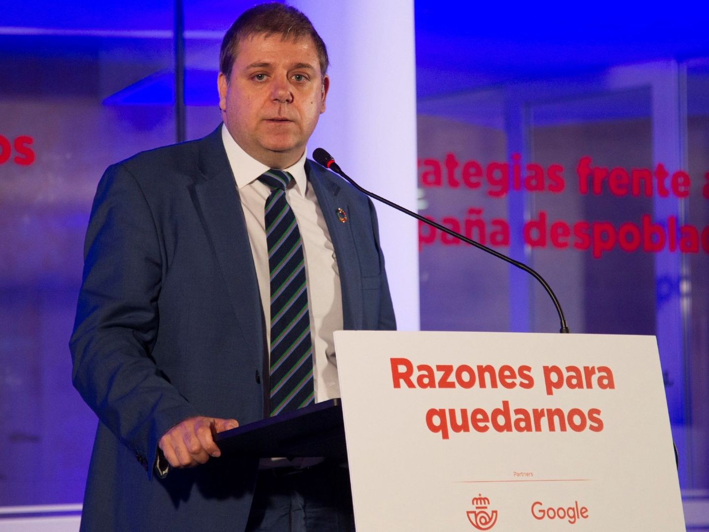El presidente de Correos, Juan Manuel Serrano. (EFE/Mariam A. Montesinos)