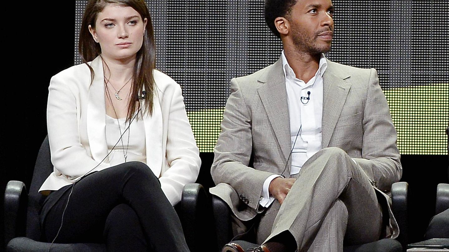 Eve Hewson y Andre Holland, con quien protagonizó la serie 'The Knick'. (Reuters)