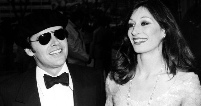 Junto a Jack Nicholson en los Oscar de 1974. (CP)