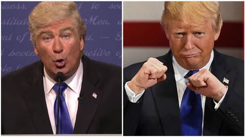 Trump y Alec Baldwin, 'enfrentados' por una imitación en televisión: Apesta