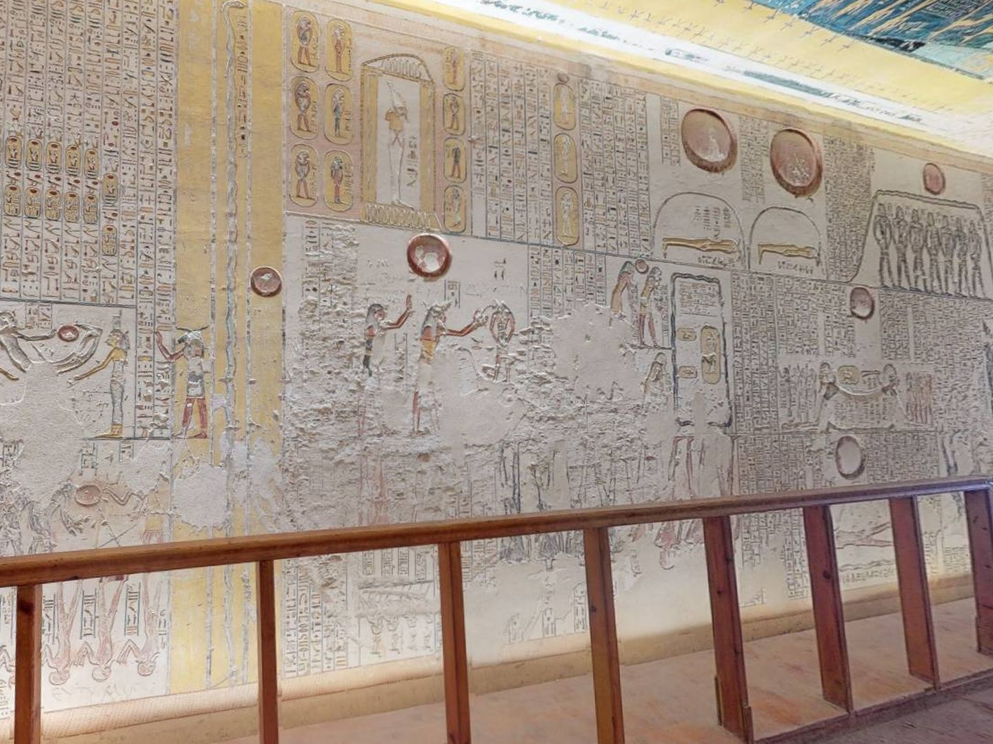 Visita virtual a la tumba del faraón Ramsés VI.