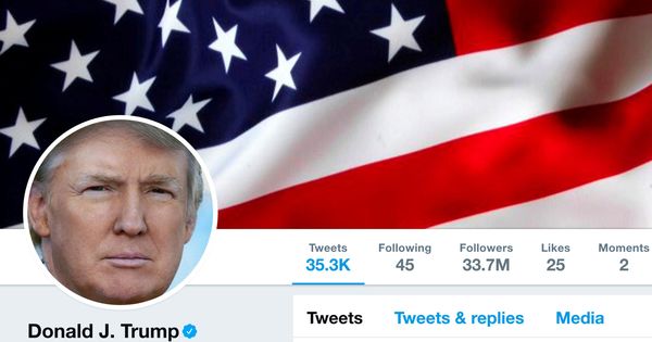 Foto: Cuenta oficial de Twitter de Donald Trump