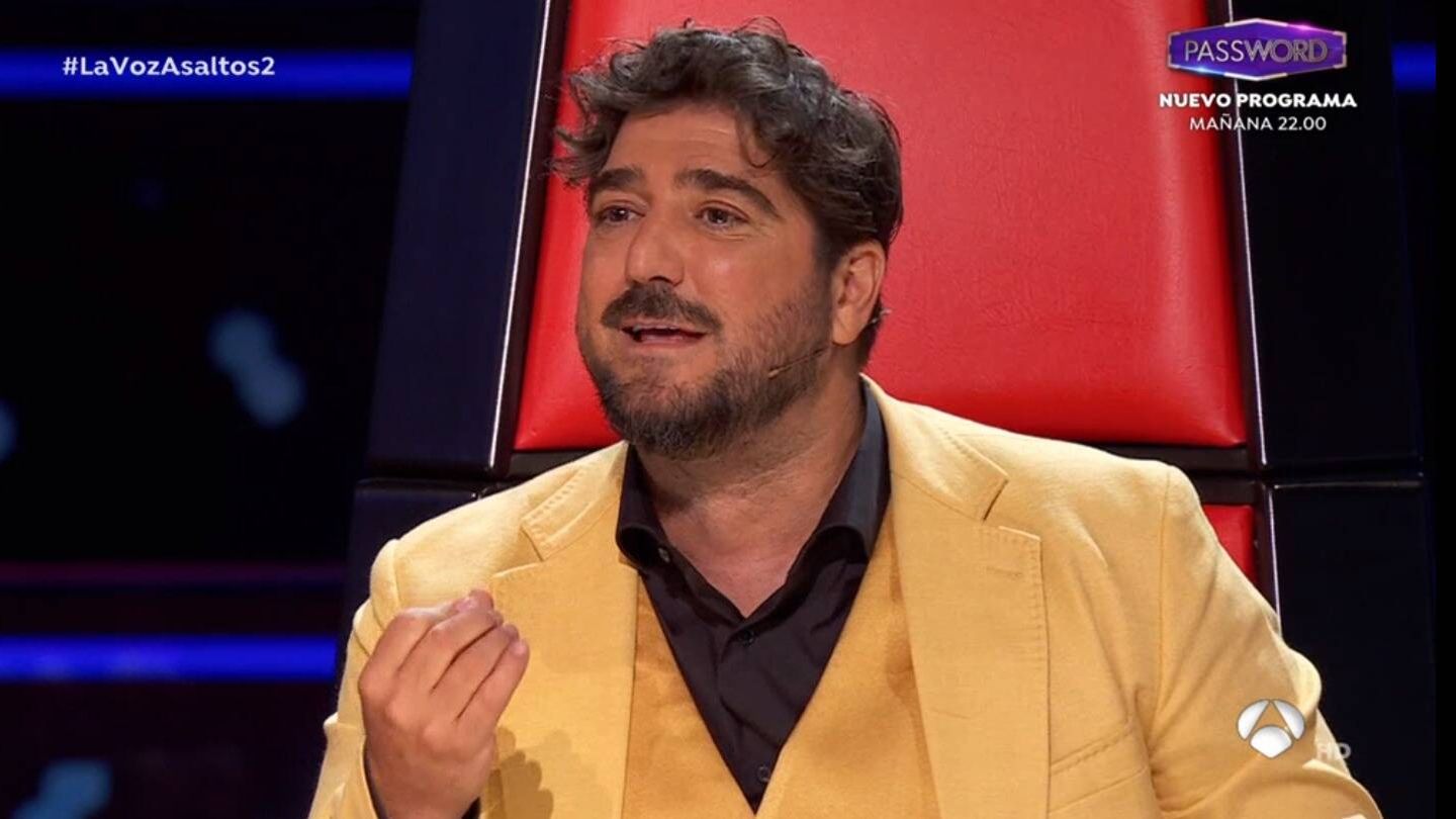 Antonio Orozco, 'coach' de 'La voz'. (Atresmedia Televisión)