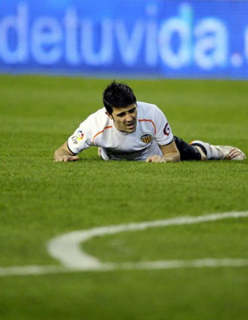 Foto: Villa, el jugador más frustrado del mundo