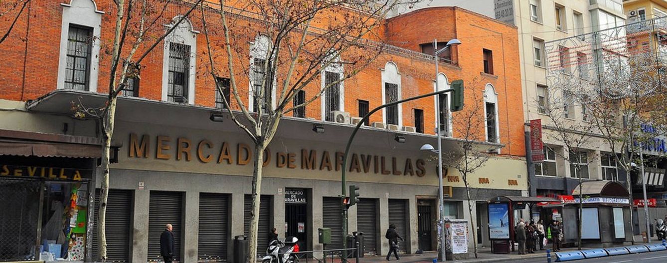 Mercado de Maravillas en Bravo Murillo, Madrid. 