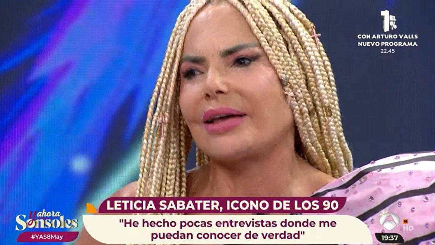Leticia Sabater, en 'Y ahora, Sonsoles'. (Antena 3)