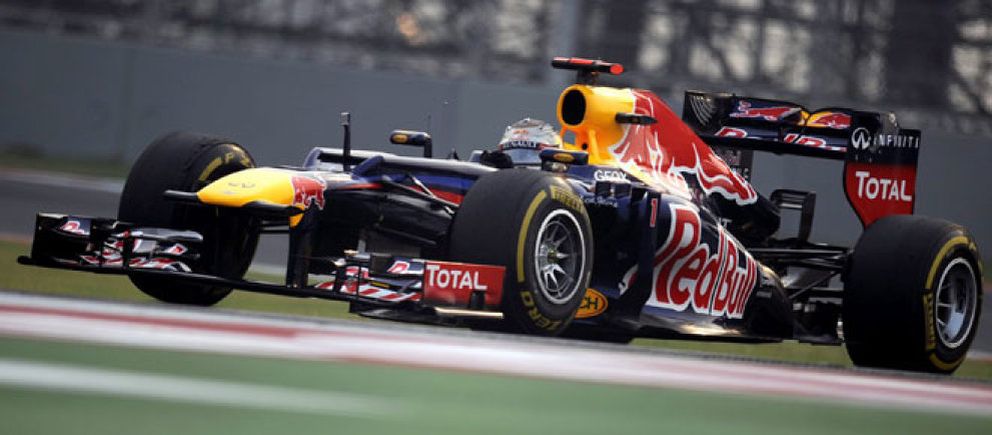 Foto: Vettel pone más difícil el sueño a Fernando Alonso, segundo en el GP de la India