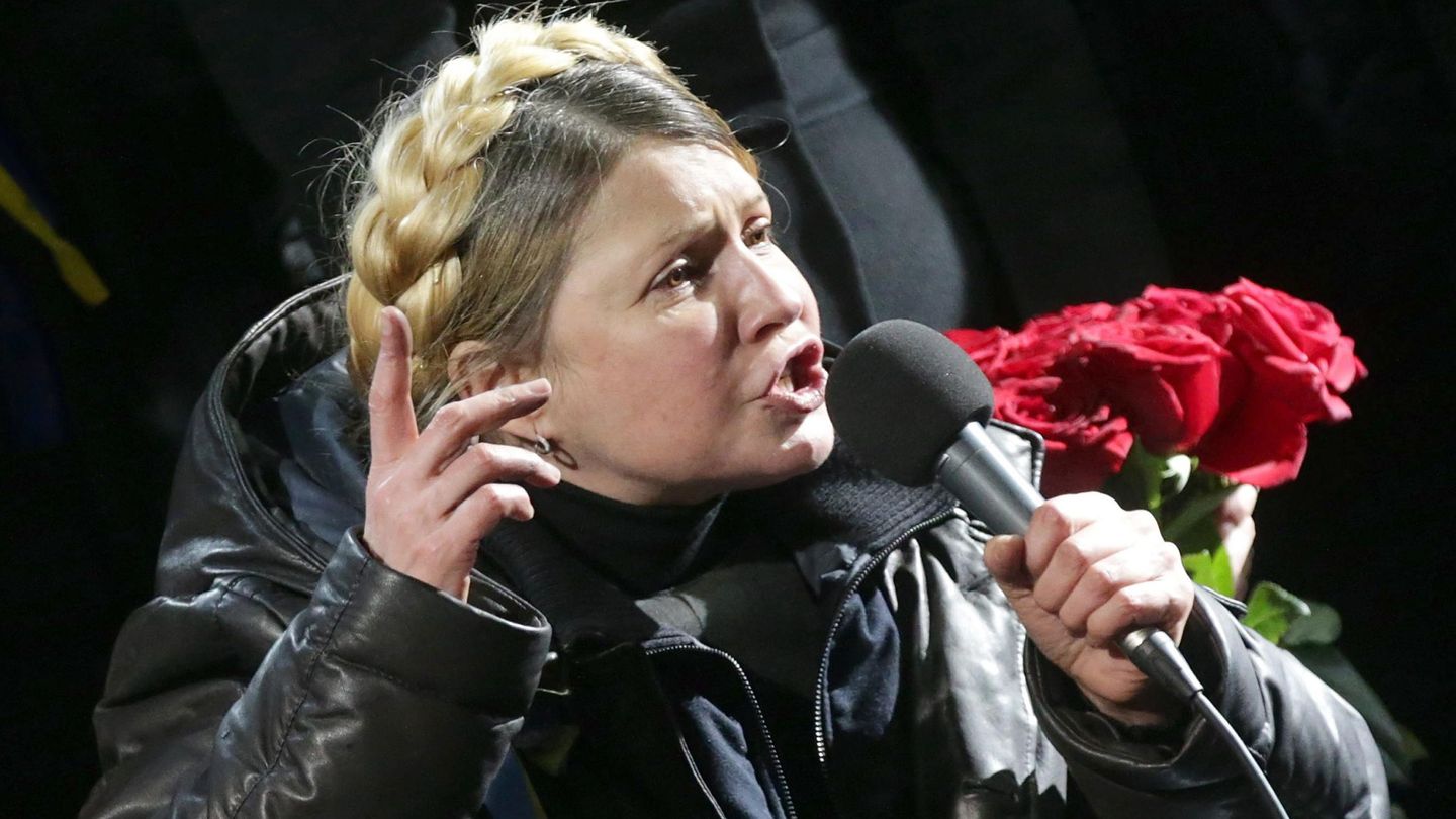 Tymoshenko agradeció a sus partidarios su lucha en cuanto estuvo en libertad. (EFE)