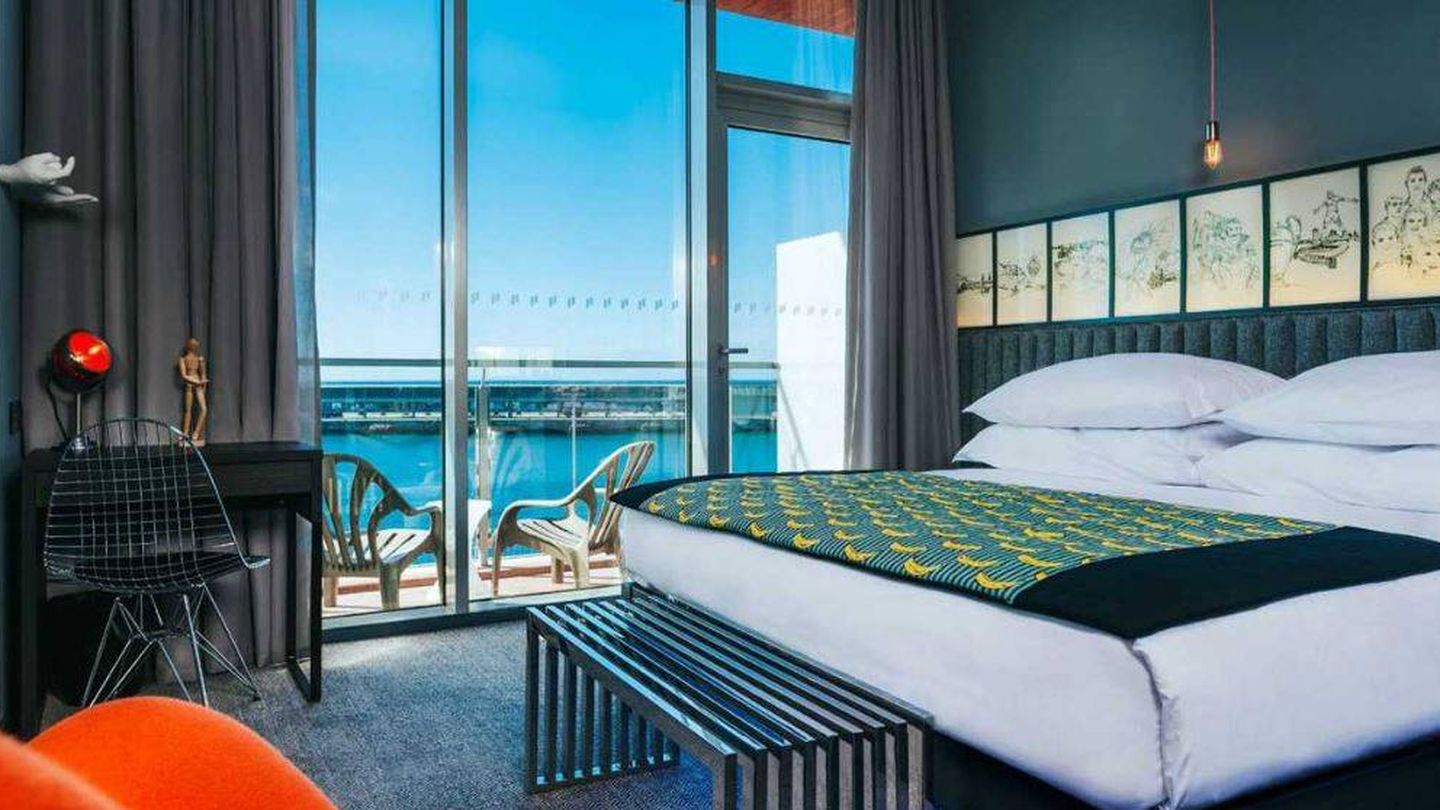 Imagen de una de las habitaciones del hotel Pestana CR7 de Funchal. (Página web)
