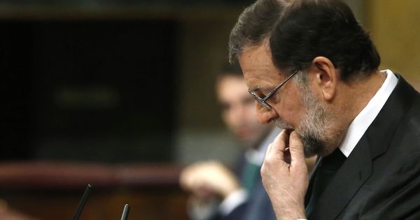 Foto: El expresidente del Gobierno, Mariano Rajoy, durante la moción de censura (Efe)