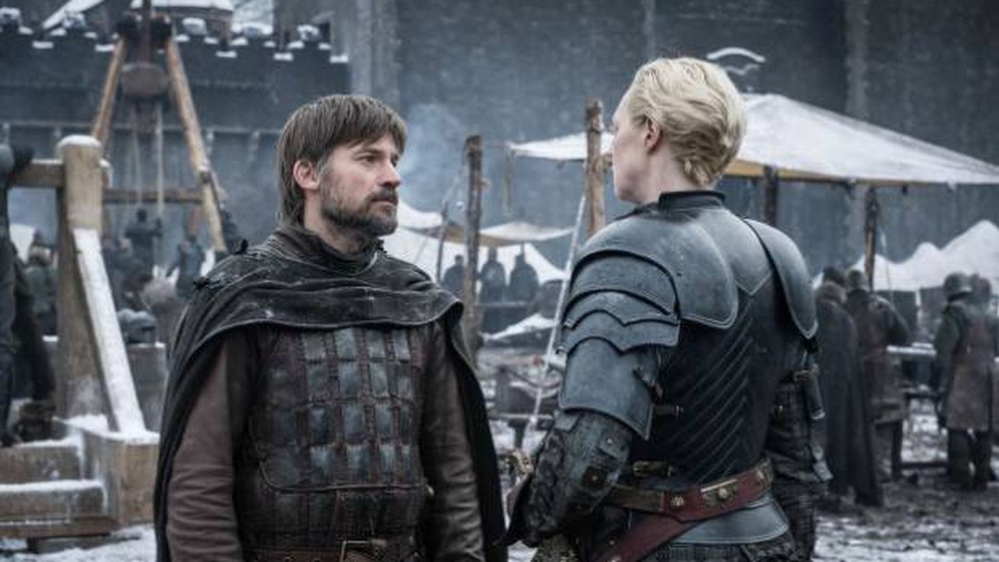 La despedida entre Jaime y Brienne en 'Juego de tronos'. (HBO)