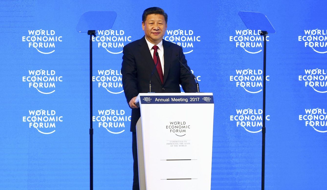 Xi Jinping en el Foro Económico Mundial de Davos. (Reuters)