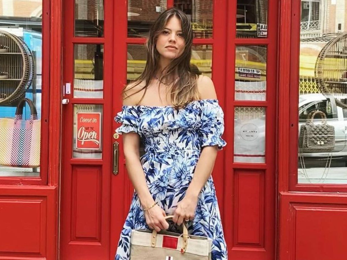 Foto: Isabelle Junot, posando con vestido de H&M en su cuenta de Instagram (Instagram/@isabellejunot)