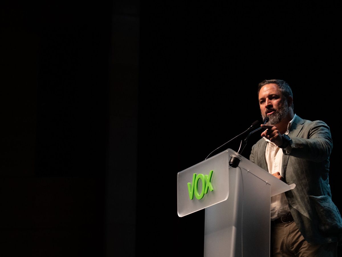 Foto: El líder de Vox, Santiago Abascal. (EFE/Enric Fontcuberta)