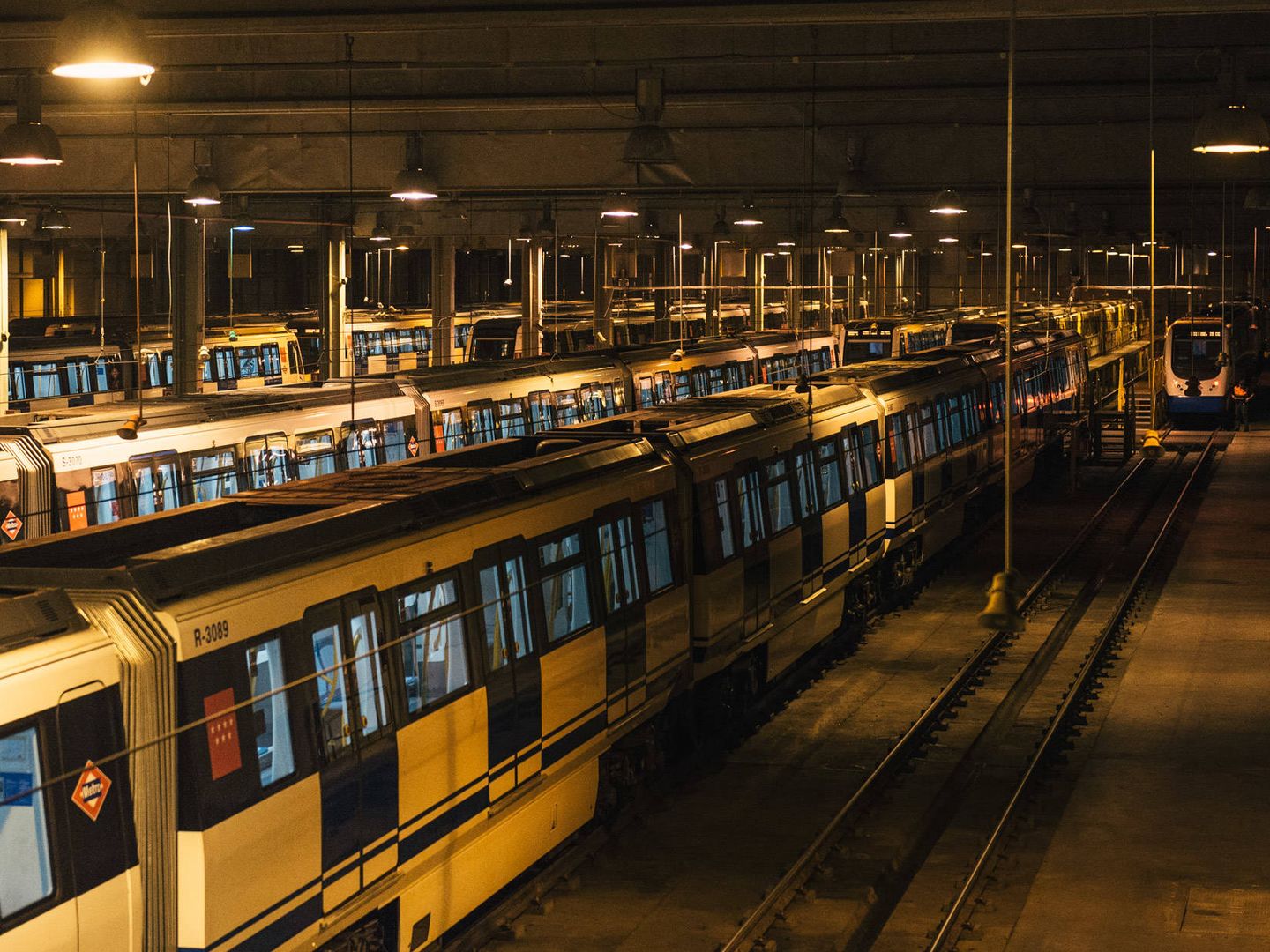 Cocheras de Metro de Madrid. (P.L.Learte)