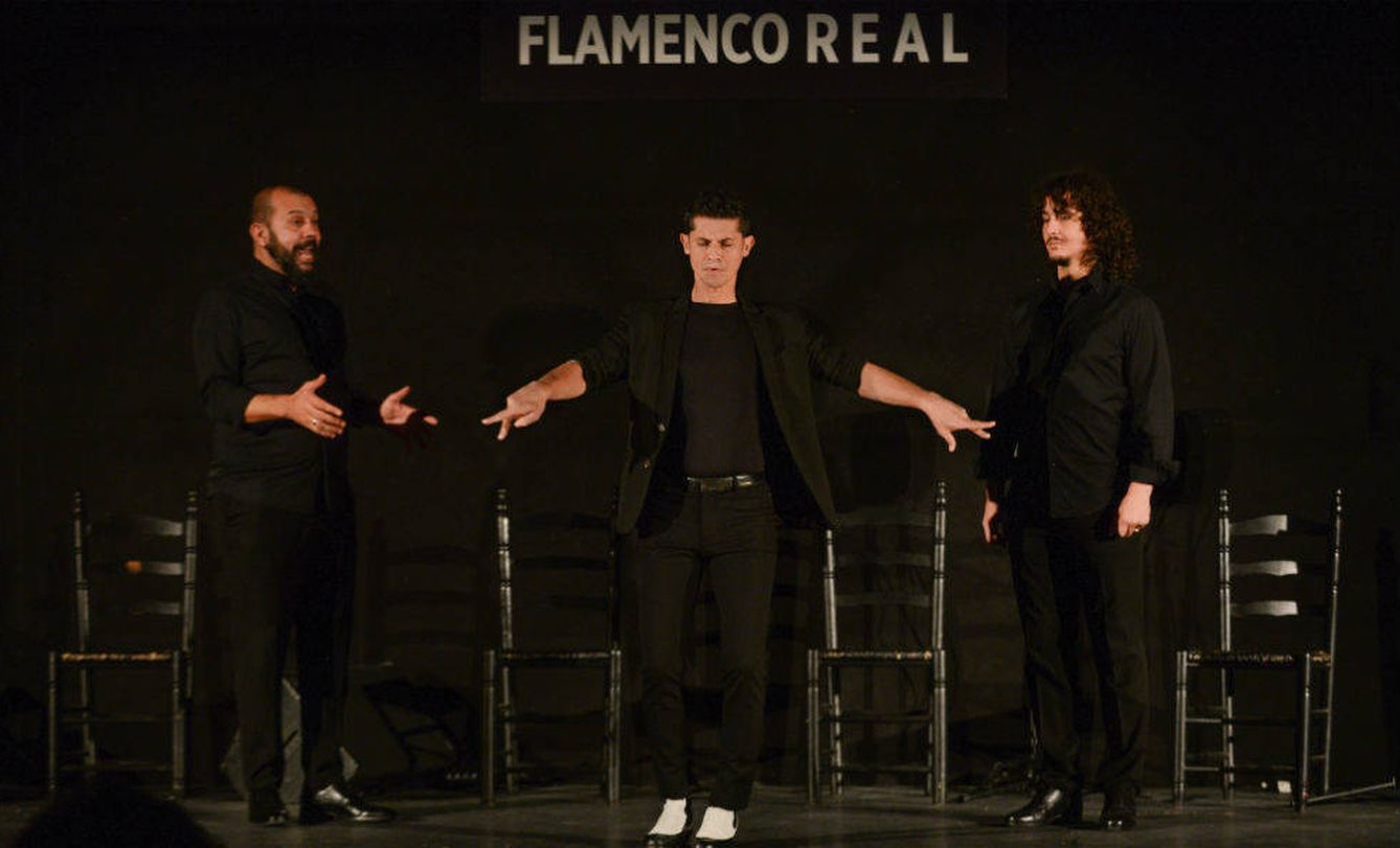 Miguel Soto (i), Rafael Campallo (c) y Jesús Corbacho (d) en el Teatro Real. (Juanlu Vela)
