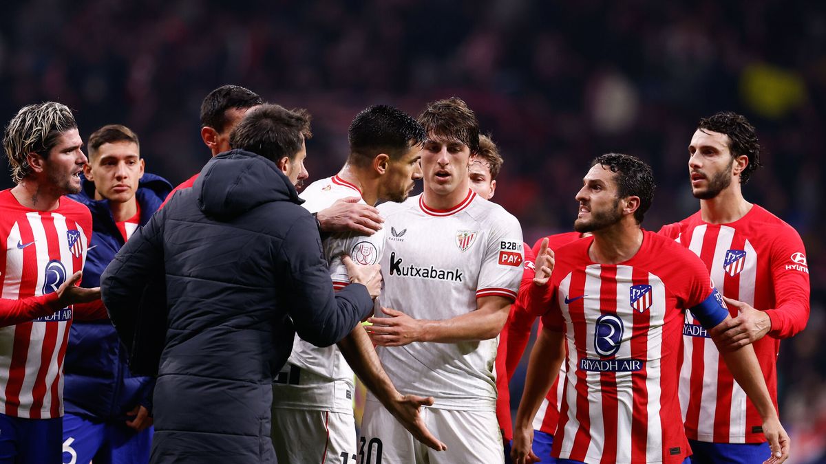 "Bocachancla": el 'toque' de Yuri a Koke que desató la tangana después del Atlético-Athletic