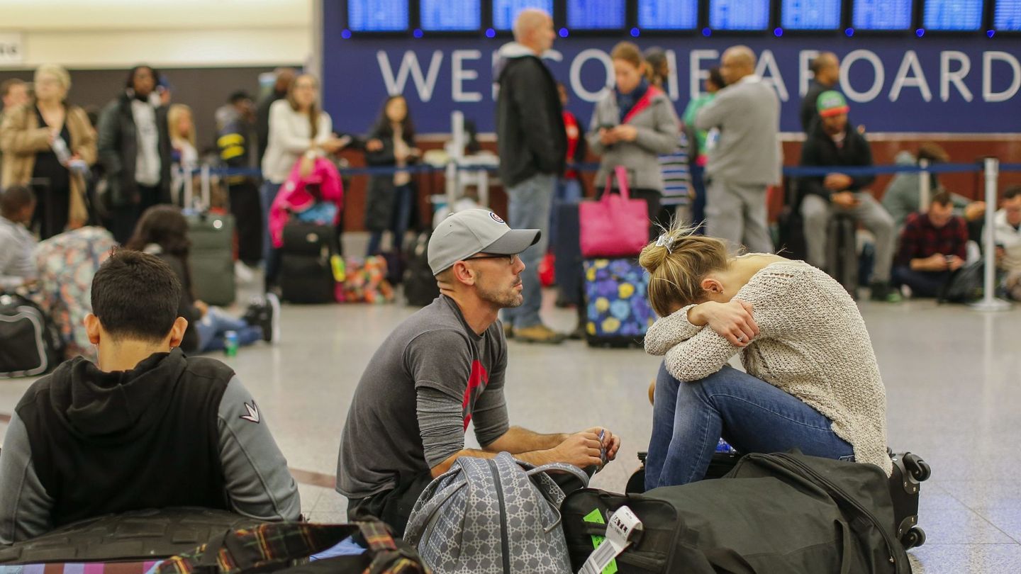 Delta Air Lines tuvo que cancelar más de 1.300 vuelos. Foto: EFE.