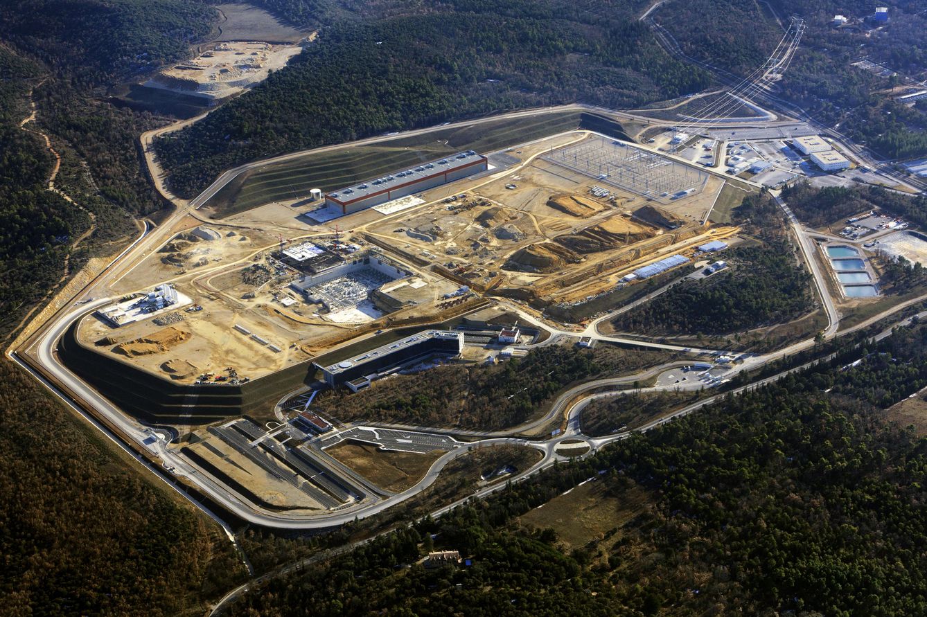 Obras del ITER en Cadarache (Francia)