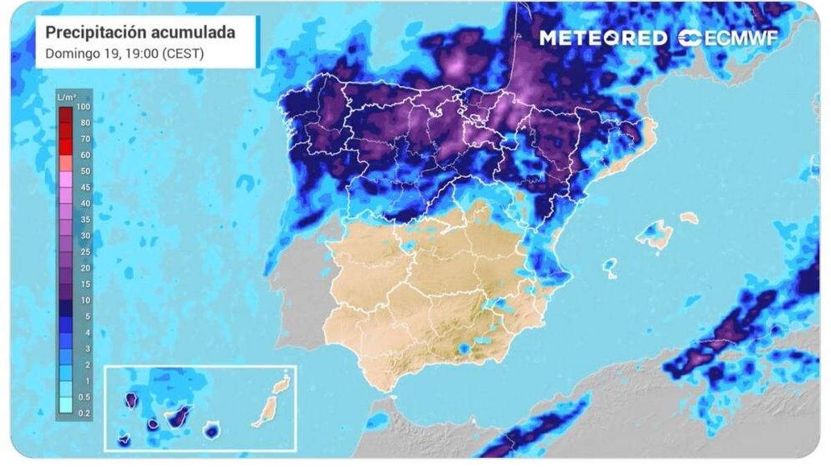 Alerta por lluvias, fuertes rachas de viento y granizo en España: una nueva DANA deja inestabilidad en estas zonas