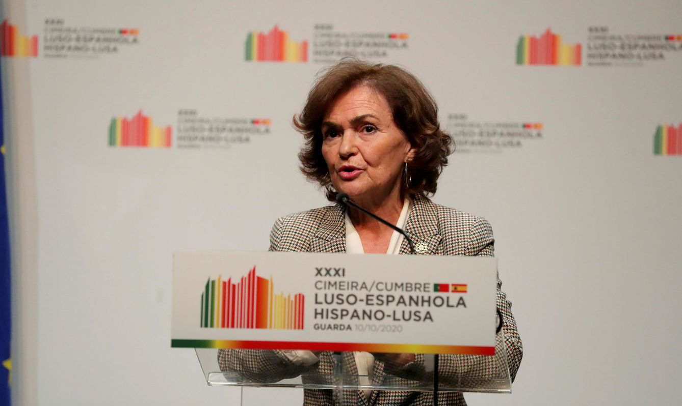 La vicepresidenta primera del Gobierno, Carmen Calvo. (EFE)