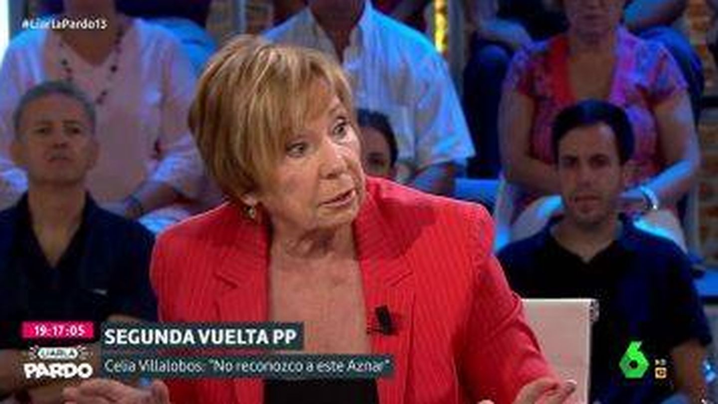 Celia Villalobos, en 'Liarla Pardo'. (La Sexta)