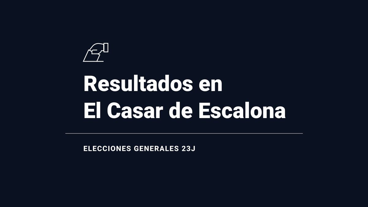 Resultados y ganador en El Casar de Escalona durante las elecciones del 23 de julio: escrutinio, votos y escaños, en directo