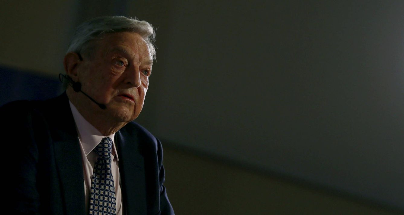 George Soros durante un discurso en  Frankfurt. (Reuters)