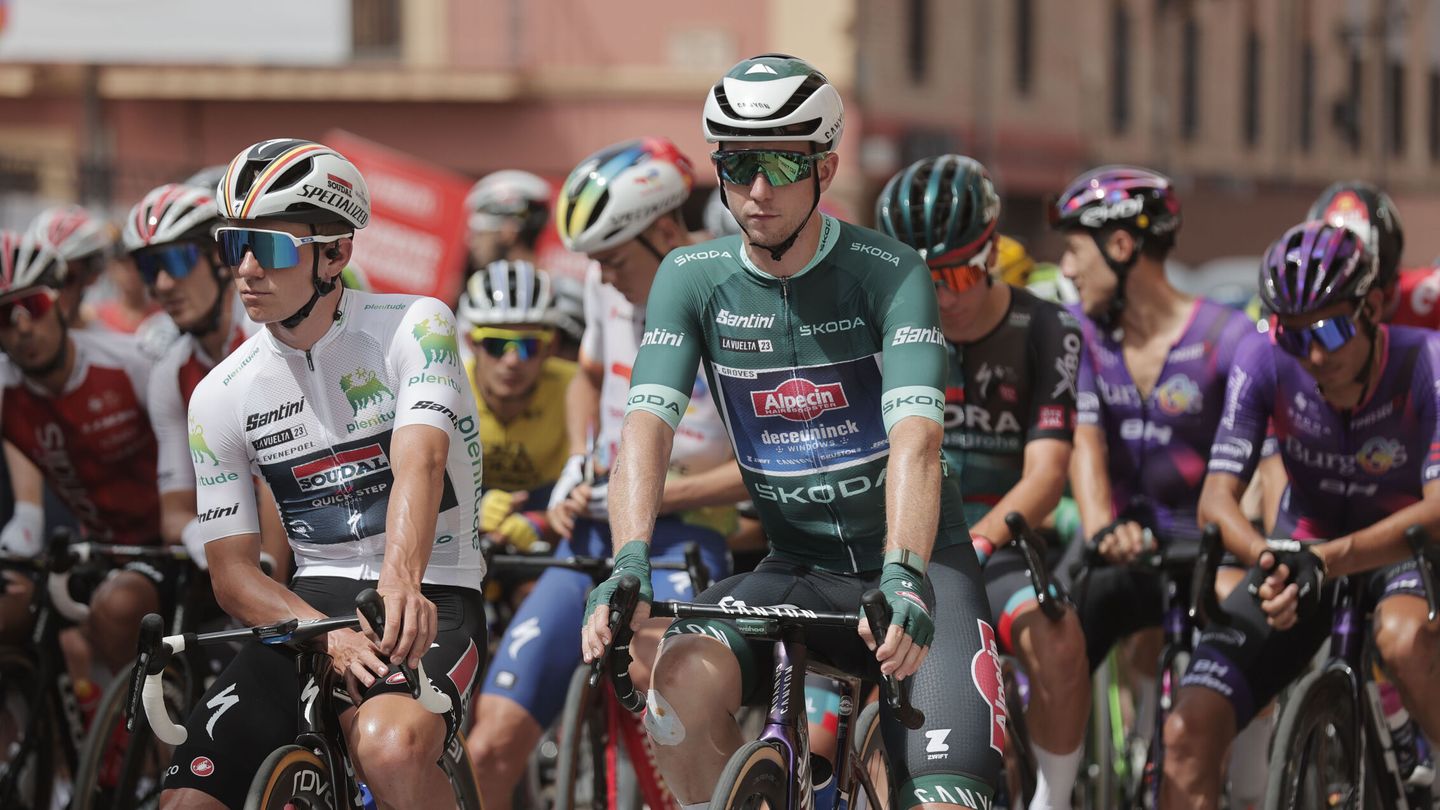 Evenepoel se ha mostrado crítico con La Vuelta. (EFE/Manuel Bruque) 