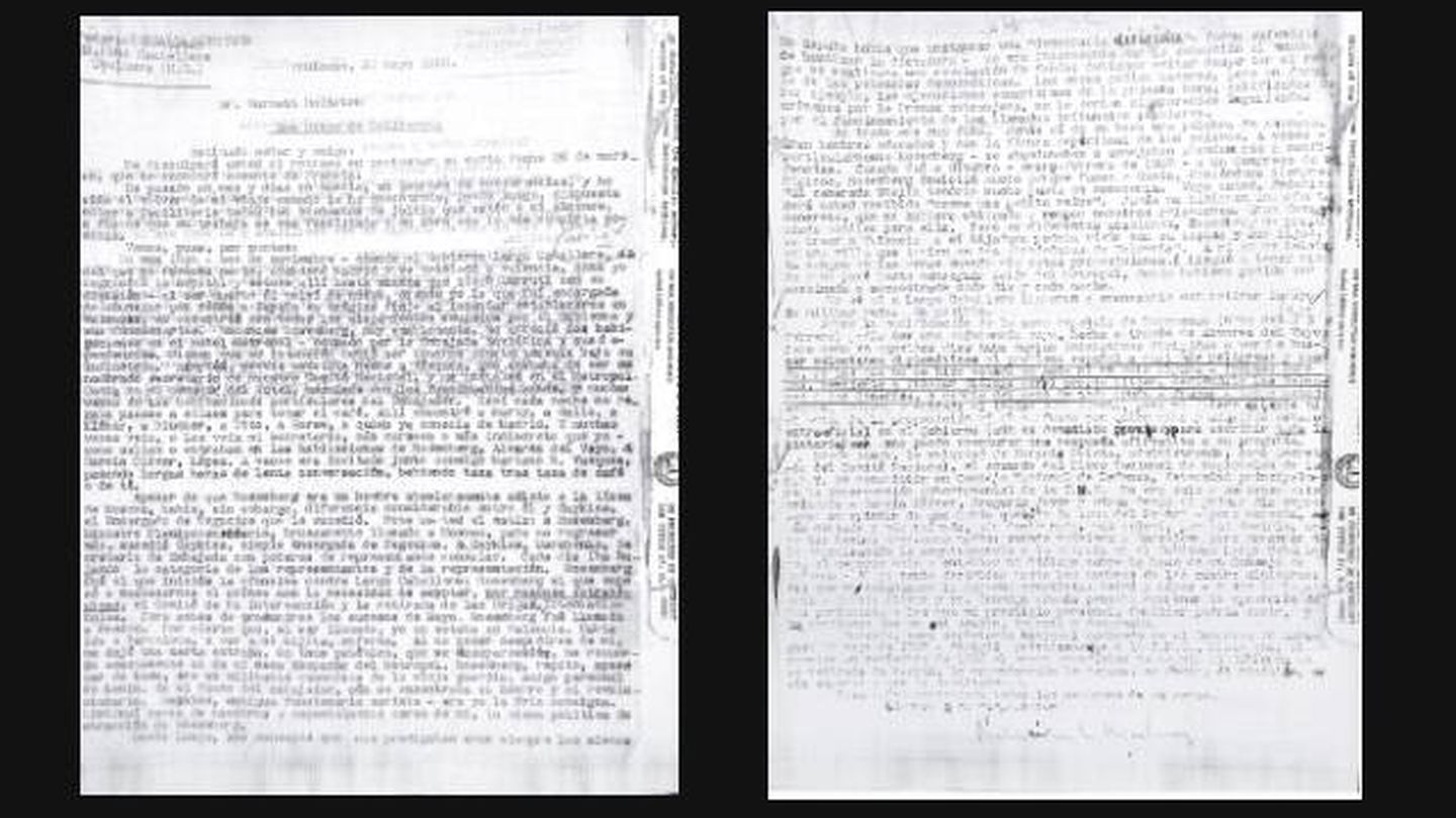 Carta de Federica Montseny a Burnott Bolloten, 1950. (Cedida)