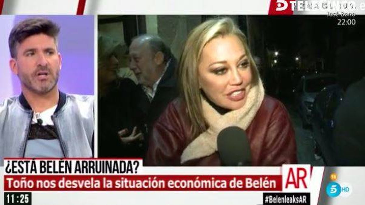 Toño Sanchís asegura que Belén Esteban "no ha querido pagar a Hacienda nunca"