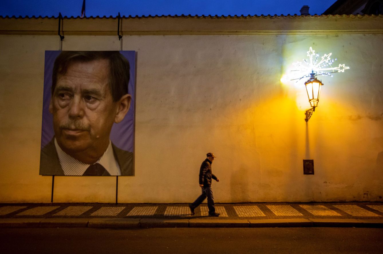 Mural en conmemoración de Vaclav Havel. (EFE)