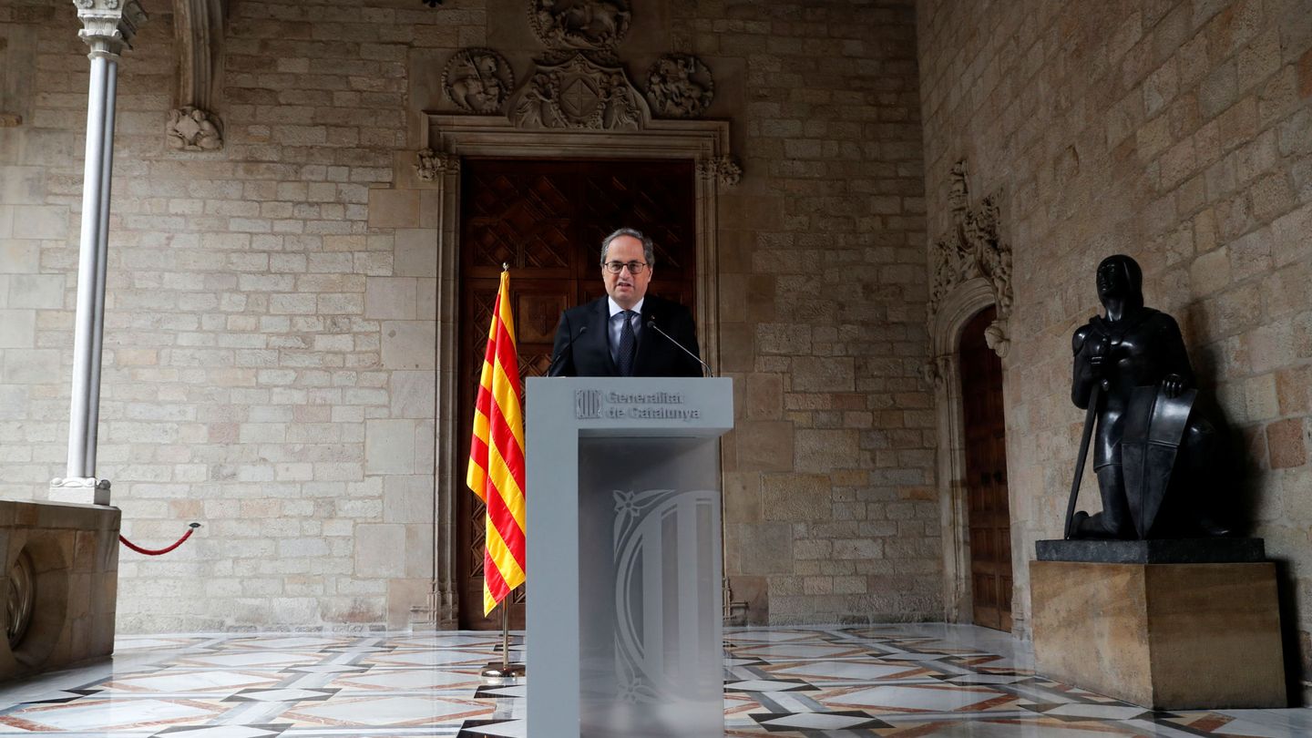 El líder del gobierno de Cataluña, Quim Torra. (Reuters)