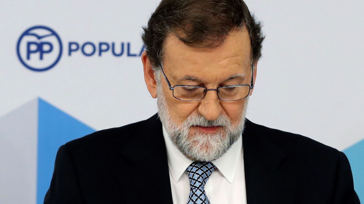 El líder del PP, Mariano Rajoy, durante la reunión del comité nacional del partido. (EFE)
