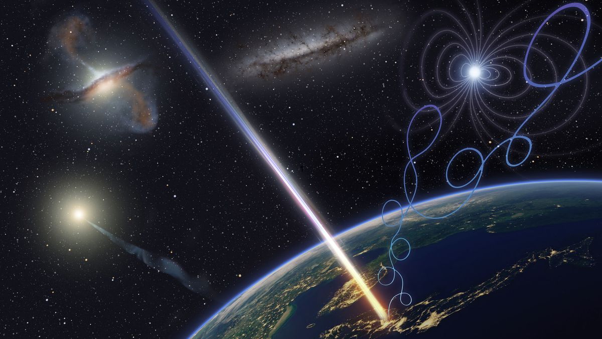 Un rayo cósmico procedente de un lugar vacío del universo impacta contra la Tierra