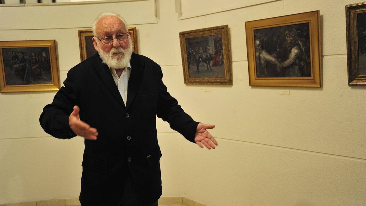 Fallece, a los 87 años, el pintor aragonés Agustín Alegre 