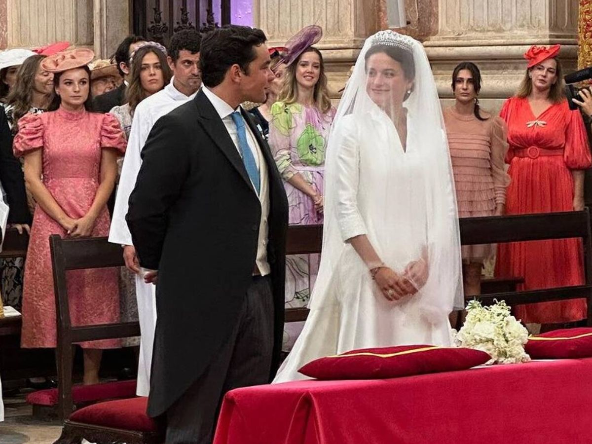 Foto: María Francisca y Duarte de Sousa ya son marido y mujer. (Instagram/@tvioficial)
