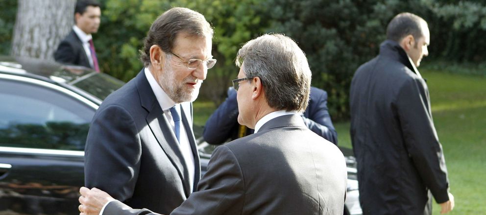 Artur Mas y Mariano Rajoy. (Efe)