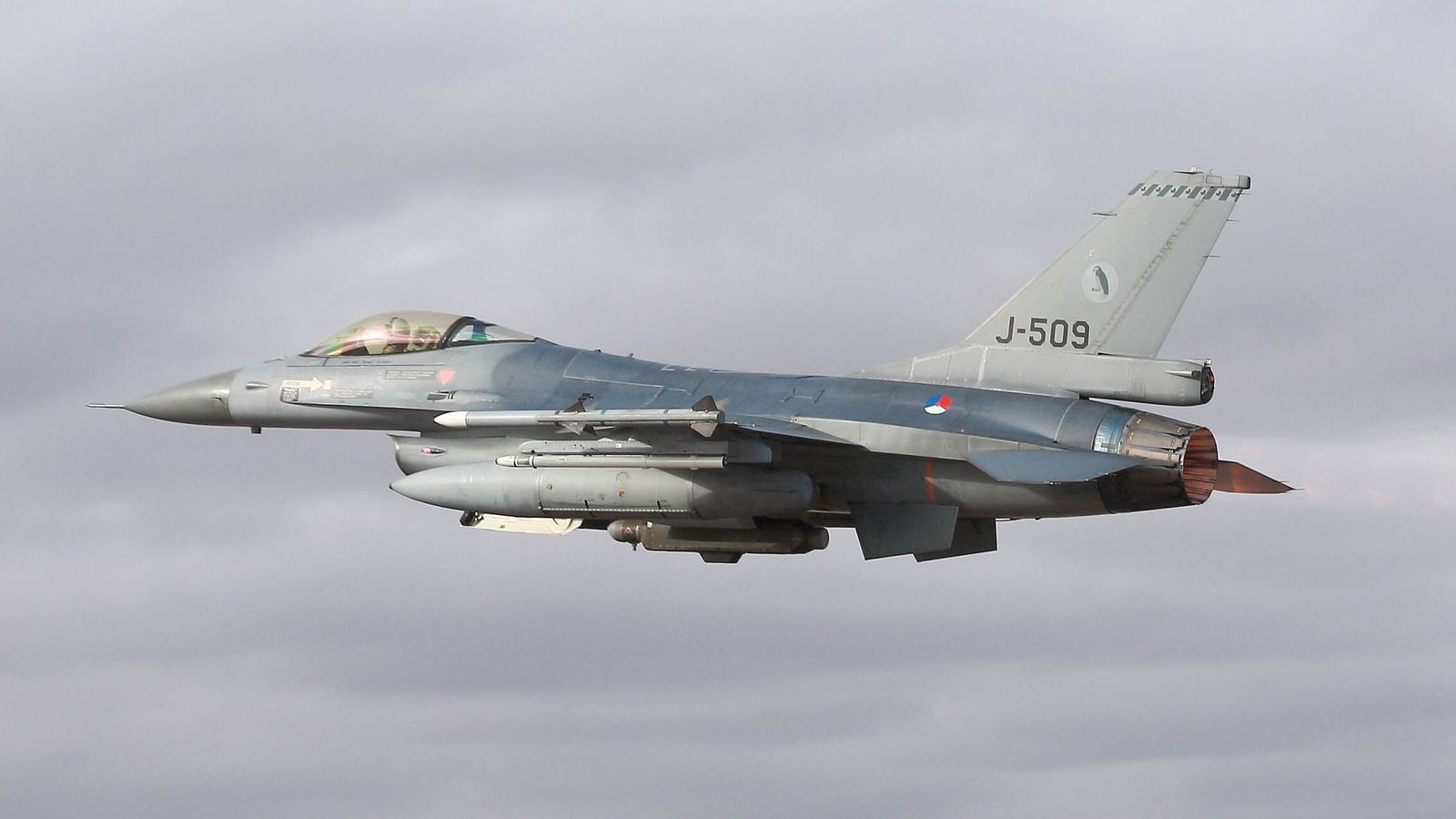 F-16AM de la Fuerza Aérea Holandesa.(Juanjo Fernández)