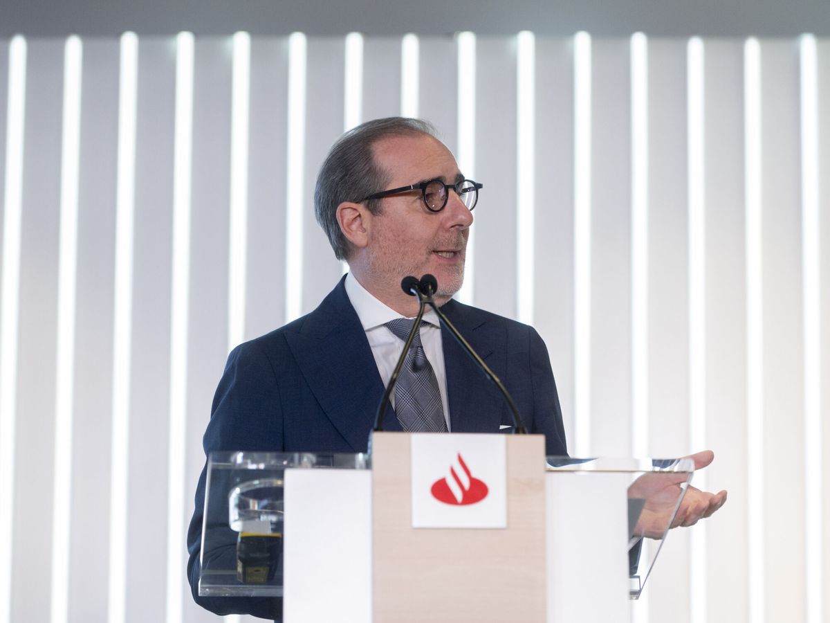 Foto: El consejero delegado de Banco Santander, Héctor Grisi. (EP/Alberto Ortega)
