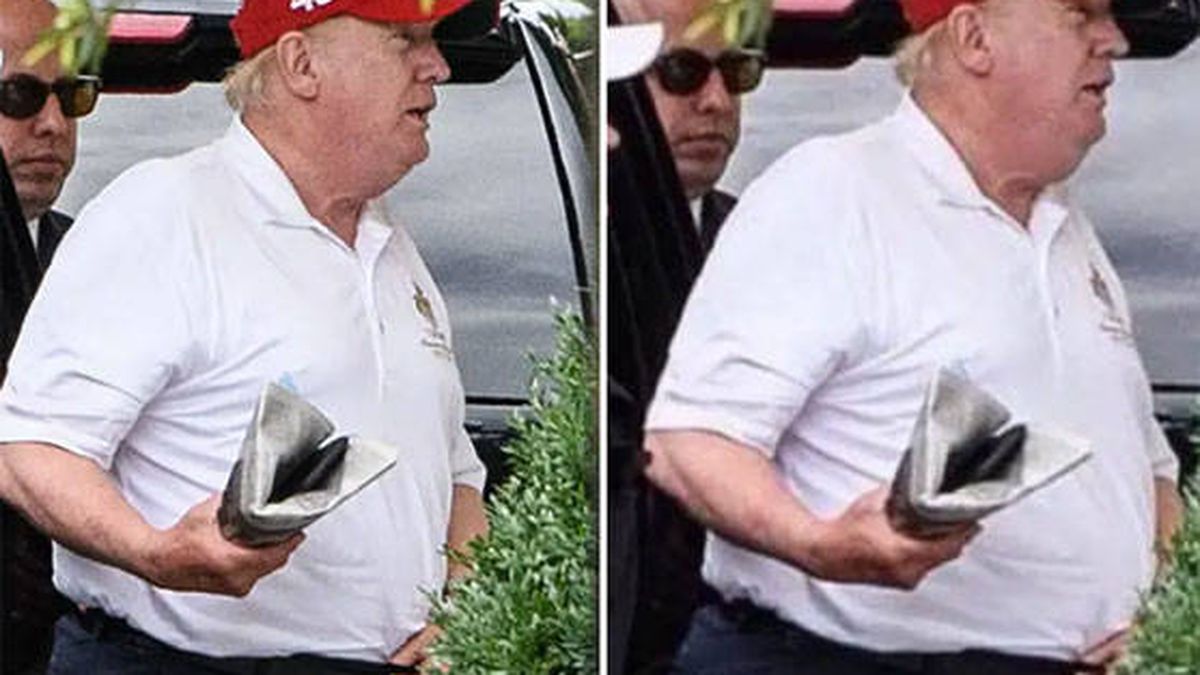 El último ataque de Photoshop a Donald Trump