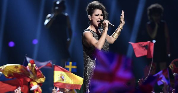Foto: Barei, durante su actuación en el Festival de Eurovisión de 2016. (Gtres)