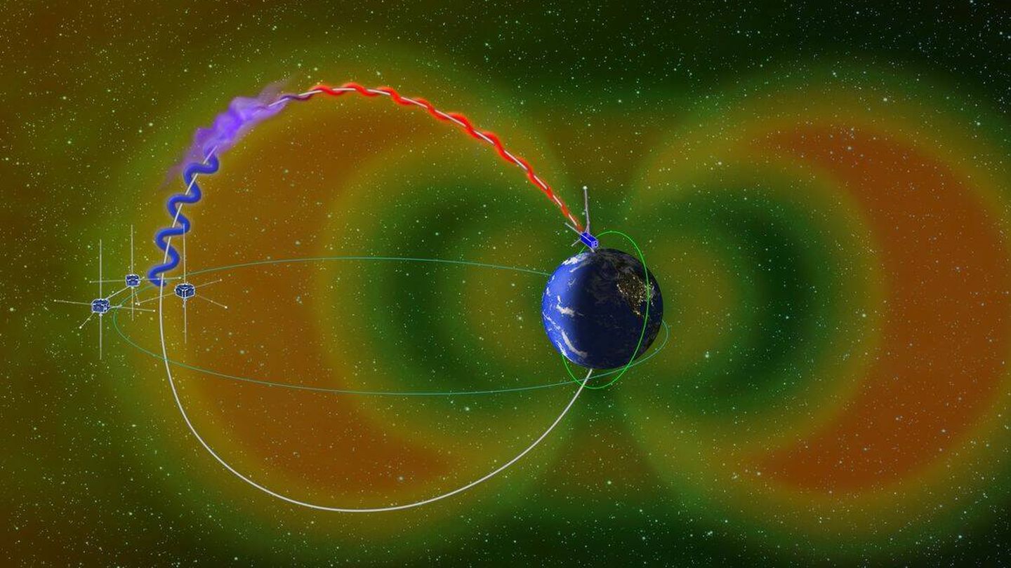 El campo magnético que protege la superficie de la Tierra de este tipo de fenómenos. (UCLA)