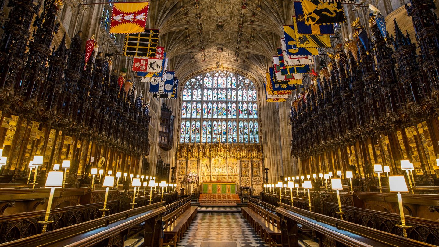  Interior de la capilla de Windsor. (Reuters)